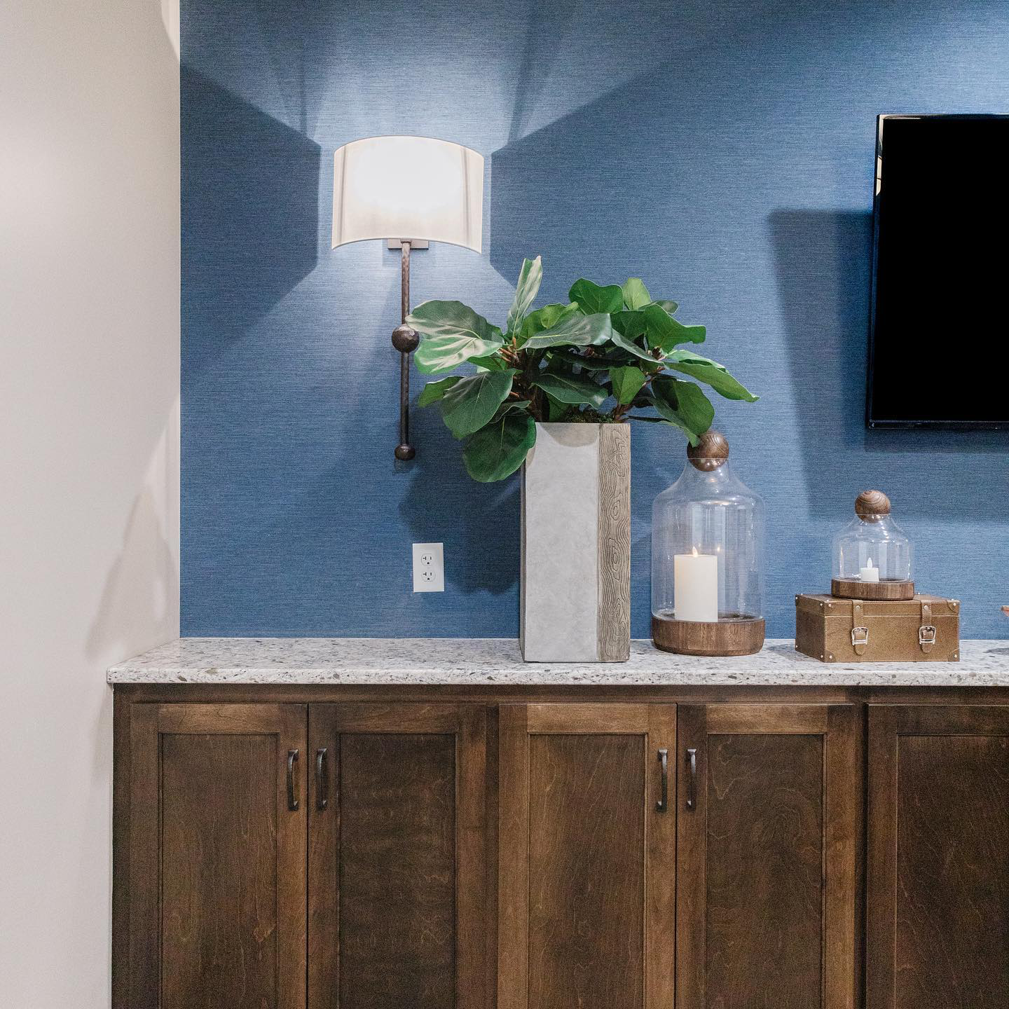 Custom cabinetry detail by Fox Custom Cabinets